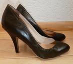 Noë pumps maat 37 donkergroen Nicole stilettohak 10 cm ZGAN, Pumps, Verzenden, Noë, Zo goed als nieuw
