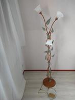 3-lichts vloerlamp dimbaar Florentijnse stijl z.g.a.n!, 150 tot 200 cm, Zo goed als nieuw, Ophalen, Glas