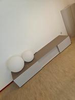 Prachtig lichtgrijs TV meubel - 240x51x36 cm, Huis en Inrichting, Kasten | Televisiemeubels, Ophalen, Overige materialen, Gebruikt