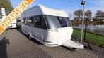 Hobby De Luxe 455 UF Voortent + luifel Bj. 2020, Dwarsbed, Rondzit, Hobby, Schokbreker