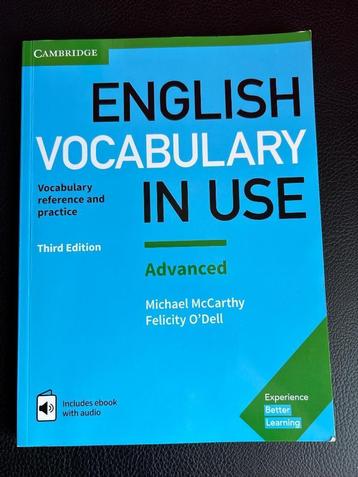 Cambridge English vocabulary in use - Adv book with answers beschikbaar voor biedingen