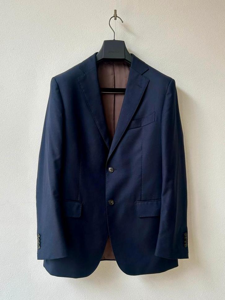 Suit Supply pak kostuum donker blauw maat 48, Kleding | Heren, Kostuums en Colberts, Zo goed als nieuw, Maat 48/50 (M), Blauw