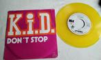K.I.D. Don't Stop / Don't Stop Single Disco Geel, R&B en Soul, 7 inch, Zo goed als nieuw, Single