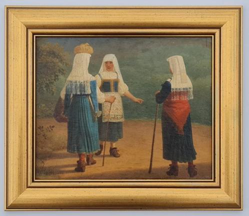 Maximilian Hannl 1694-1759, 18e eeuw Boheemse kunst, Antiek en Kunst, Kunst | Schilderijen | Klassiek, Ophalen of Verzenden