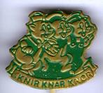 Knir Knar Knor groen koper stripfiguurtje speldje ( S_062 ), Verzamelen, Speldjes, Pins en Buttons, Verzenden, Nieuw, Figuurtje