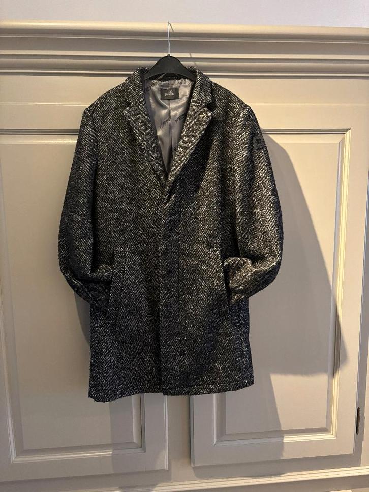 Vanguard herenjas, Kleding | Heren, Jassen | Winter, Zo goed als nieuw, Maat 52/54 (L), Zwart, Ophalen of Verzenden