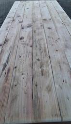 Rustiek 4 dik massief grenen blad, Huis en Inrichting, 200 cm of meer, Zo goed als nieuw, Rechthoekig, 50 tot 100 cm