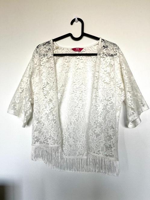 Witte Kanten Kimono – Primark, Kinderen en Baby's, Kinderkleding | Maat 158, Zo goed als nieuw, Meisje, Trui of Vest, Ophalen of Verzenden
