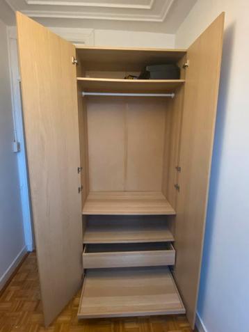 Ikea PAX Kast 236 x 100 cm - eikenhout - afbeelding 1