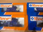 Roco  4 stuks  NS zelflosser met kolenlading, Gebruikt, Gelijkstroom, Wagon, Ophalen of Verzenden