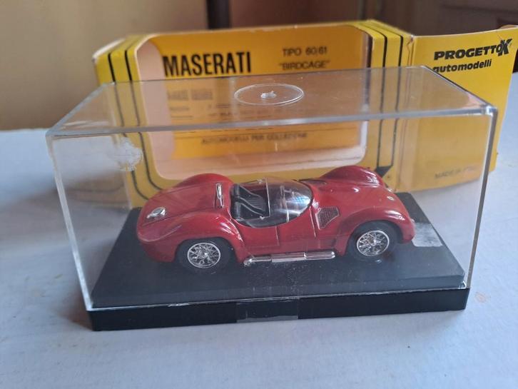 Maserati Tipo 60/61 Birdcage Progetto automodelli, Hobby en Vrije tijd, Modelauto's | 1:43, Zo goed als nieuw, Auto, Overige merken