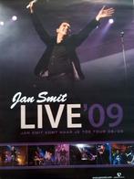 Poster 70x50 cm Jan Smit komt naar je toe tour 08/09 Live, Ophalen of Verzenden, Zo goed als nieuw, Rechthoekig Staand, Muziek