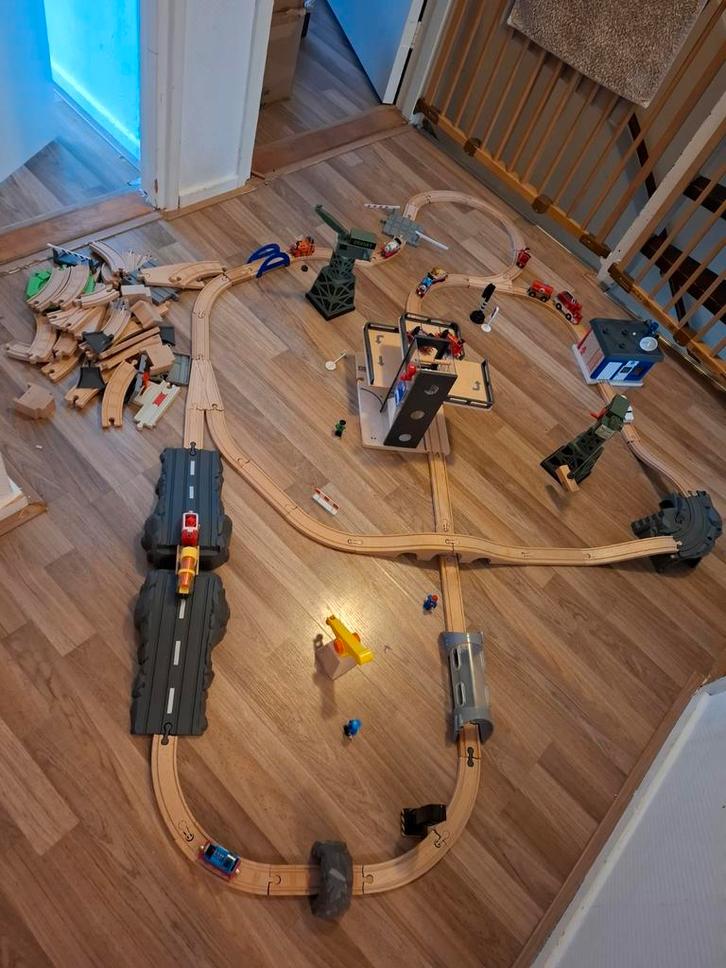 Grote Thomas de Trein Set - Politie & Brandweer, Kinderen en Baby's, Speelgoed | Overig, Gebruikt, Jongen of Meisje, Ophalen of Verzenden