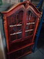 Antieke Hoekkast VOOR DE VASTE LAGE PRIJS VAN:, Huis en Inrichting, Gebruikt, Glas, 50 tot 100 cm, 150 tot 200 cm