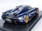 Koenigsegg Regera 7197 Blue Carbon 1:18 FrontiArt Pre-Order, Ophalen of Verzenden, Nieuw, Auto, Overige merken
