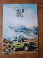 Mercedes-Benz G-Klasse folder - 1979, Ophalen of Verzenden, Zo goed als nieuw, Mercedes