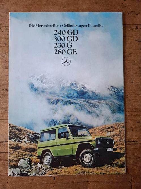 Mercedes-Benz G-Klasse folder - 1979, Boeken, Auto's | Folders en Tijdschriften, Zo goed als nieuw, Mercedes, Ophalen of Verzenden