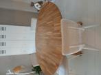 Eettafel, Huis en Inrichting, Tafels | Eettafels, Rond, Ophalen of Verzenden, Zo goed als nieuw, Overige houtsoorten