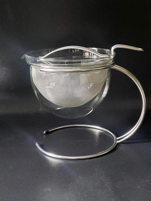 Mono Filio glazen theepot van Tassilo von Grolman, Huis en Inrichting, Keuken | Servies, Zo goed als nieuw, Overige typen, Overige stijlen