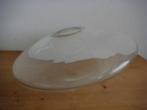 Glazen discus vaas van SIA, Ophalen of Verzenden, Zo goed als nieuw, Glas