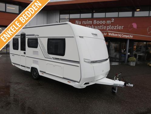 Fendt Bianco Selection 465 TG, Caravans en Kamperen, Caravans, tot en met 4, 1000 - 1250 kg, Standaardzit, Fendt, 2 aparte bedden