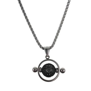 55cm x 2mm Jasseron-Ketting + RVS Opengewerkte Hanger  beschikbaar voor biedingen