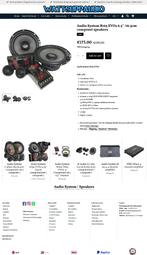 Audio System R165 EVO2 6.5'' /16.5cm composet speakers, Auto diversen, Autospeakers, Info@optimount.nl, Nieuw, Ophalen of Verzenden