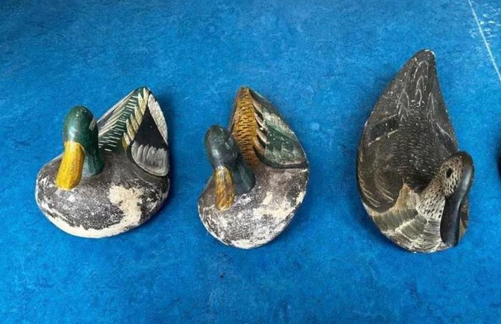 3 Houten Lokeenden, Antiek en Kunst, Curiosa en Brocante, Ophalen of Verzenden