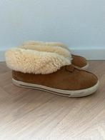 UGG Instappers Maat 37 - Leer & Schapenwol, Ophalen of Verzenden, Gedragen, Bruin, Instappers