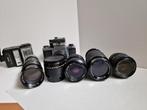 Oude Pentax camera en lenzen te koop, Audio, Tv en Foto, Fotocamera's Analoog, Spiegelreflex, Gebruikt, Ophalen of Verzenden, Pentax