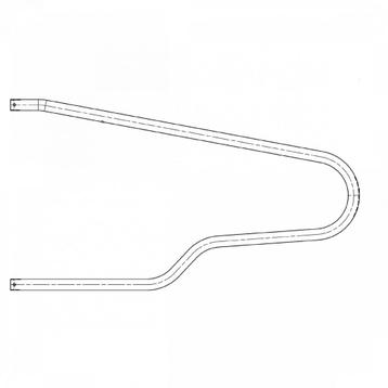 Ligboxafscheiding basic 190 cm high neckrail beschikbaar voor biedingen