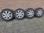 Michelin winterbanden 185/60R15 op lichtmetalen, Auto-onderdelen, Banden en Velgen, Ophalen, Gebruikt, 15 inch, Banden en Velgen