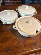 3 Terrine schalen met deksel, Antiek en Kunst, Ophalen