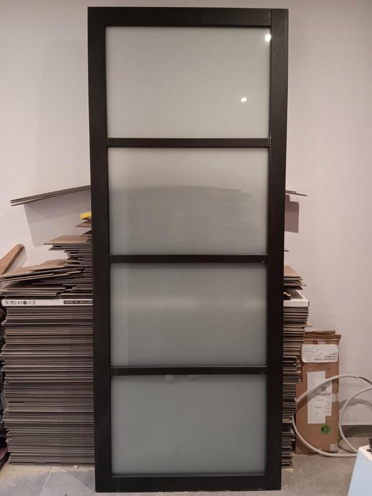 stompe binnendeur zwart, Doe-het-zelf en Verbouw, Deuren en Horren, Zo goed als nieuw, Binnendeur, 215 cm of meer, Ophalen