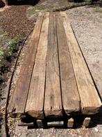 oud eiken balken 10 stuks 20x20, Tuin en Terras, Palen, Balken en Planken, Ophalen, Gebruikt, 250 cm of meer, Balken