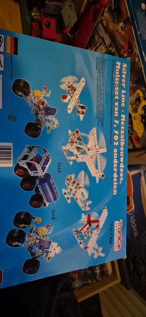 Technisch kinder speelgoed, Ophalen