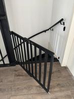 2x Noma houten zwarte traphekjes, Kinderen en Baby's, Traphekjes, Ophalen, Gebruikt, Hout, 100 tot 115 cm