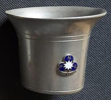 scouting Tinnen bekertje met NPG embleem beschikbaar voor biedingen