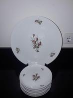 Oud Rosenthal 8pers gebakstel met roosjes, Antiek en Kunst, Antiek | Servies los, Verzenden