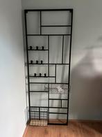 Wandrek zwart metaal, Huis en Inrichting, Woonaccessoires | Memoborden, Ophalen, Zo goed als nieuw, Overige typen