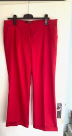 *zgan rode pantalon broek wijdere pijpen mt 44 Bonprix KERST, Maat 42/44 (L), Ophalen of Verzenden, Zo goed als nieuw, Lang