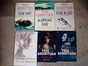 6 x tess gerritsen koud hart - koud bloed - meisje vermist beschikbaar voor biedingen