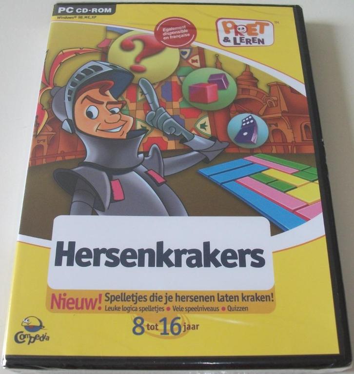 PC Game *** HERSENKRAKERS *** Pret & Leren *NIEUW*, Spelcomputers en Games, Games | Pc, Nieuw, Puzzel en Educatief, 1 speler, Vanaf 7 jaar