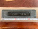 Vintage brievenbus plaat, Ophalen of Verzenden, Gebruikt