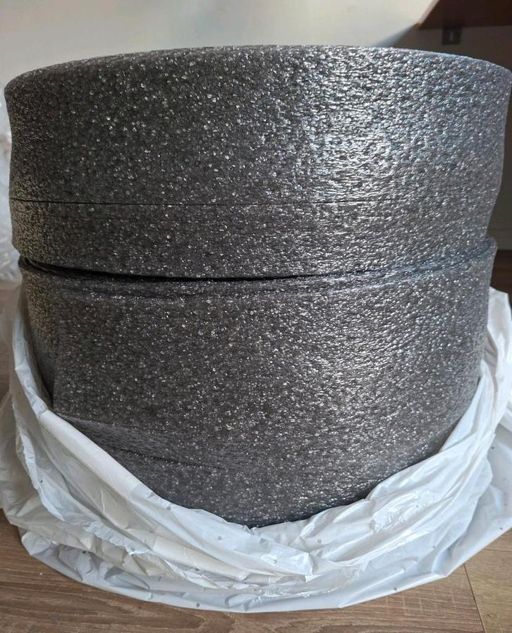 Randisolatie met folieflap FSR 8x15mm (3x25m1), Doe-het-zelf en Verbouw, Isolatie en Afdichting, Nieuw, Vloerisolatie, Overige materialen