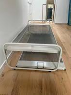 Dubbele onderschuifbed met spiraalbodem, Huis en Inrichting, Slaapkamer | Bedden, Ophalen, Gebruikt, 90 cm, Tweepersoons