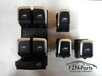 Audi A4 8K Raamschakelaar Chrome SET 8K0959851F, Ophalen of Verzenden, Gebruikt