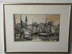 Louis heymans ets haven Veere, Antiek en Kunst, Ophalen of Verzenden