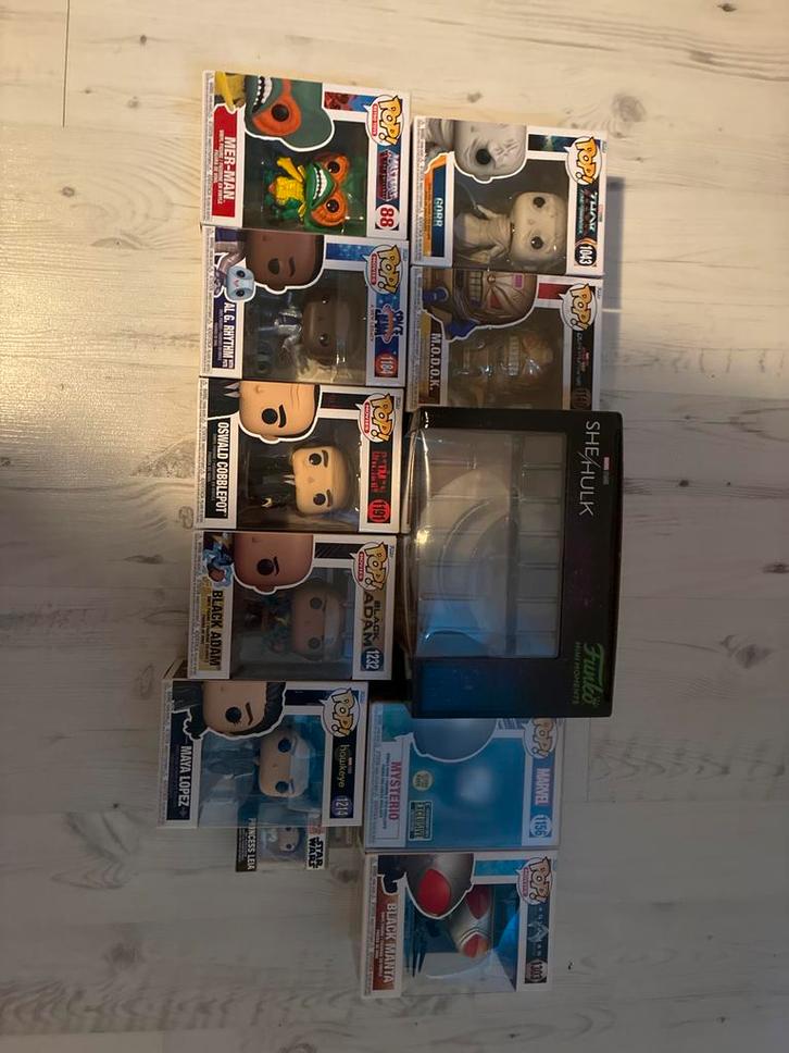 Funko Pops te koop – nieuw in doos, perfecte staat!, Verzamelen, Poppetjes en Figuurtjes, Nieuw, Ophalen