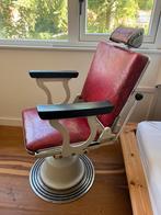 Vintage Indola barbierstoel / kappersstoel, Huis en Inrichting, Stoelen, Ophalen, Gebruikt, Metaal, Jaren 50